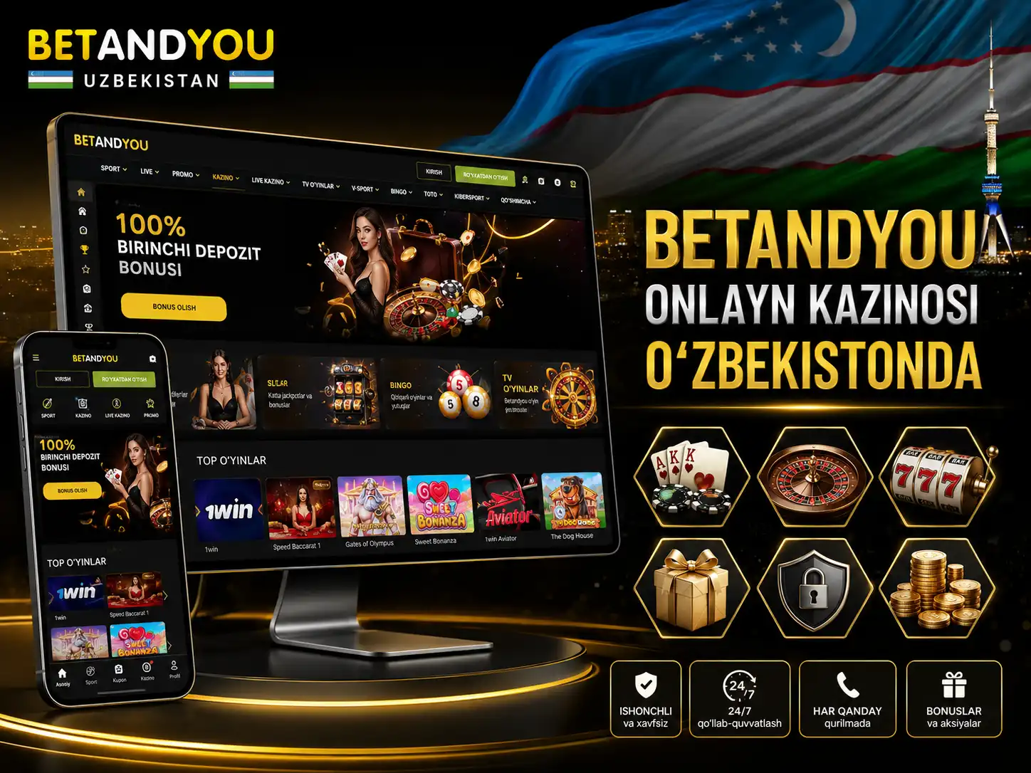 Betandyou O‘zbekistonda Tikish Yetakchi Platforma Kazino